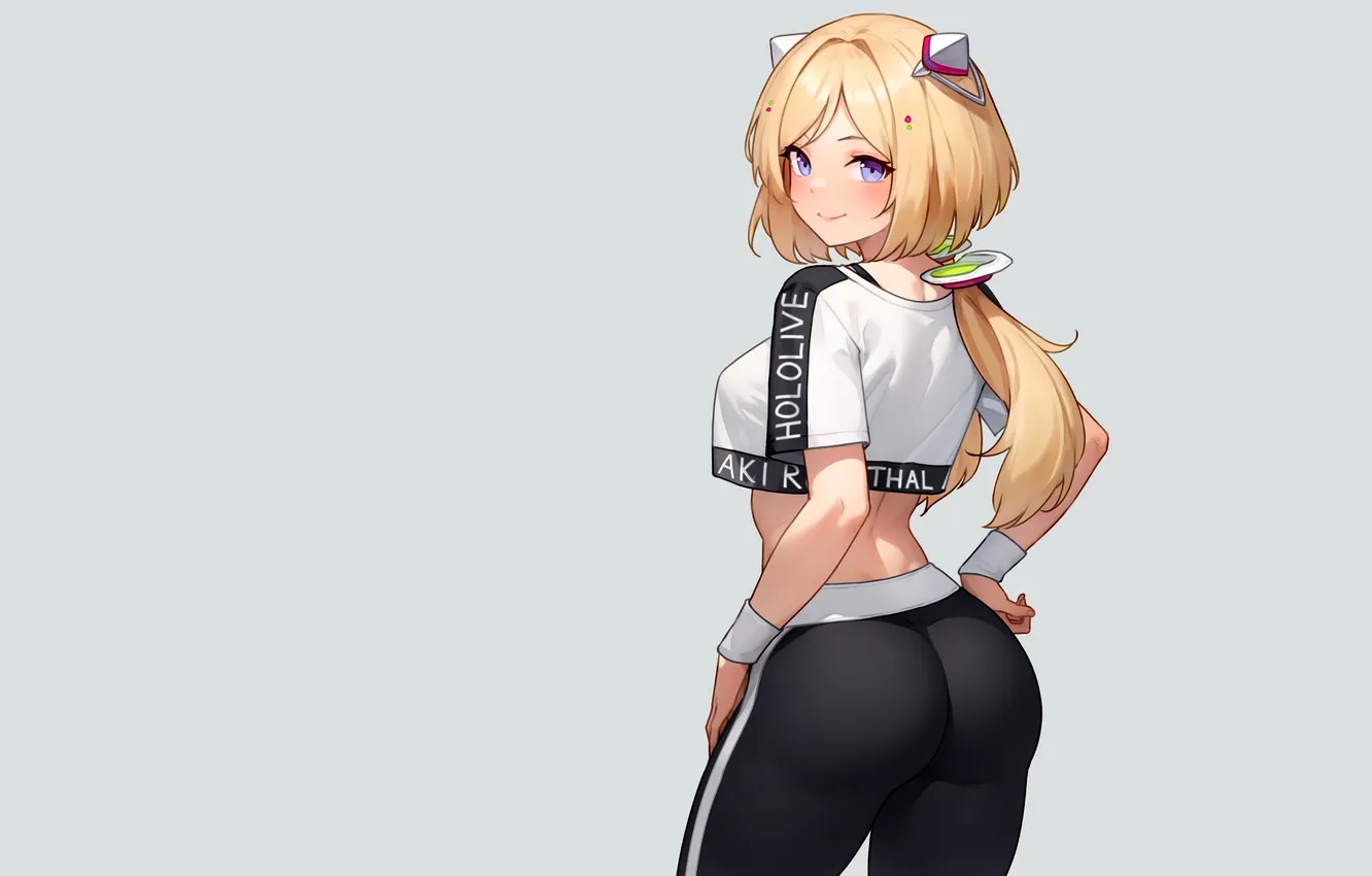 Фото обои kawaii, girl, hot, sexy, ass, anime, blonde, butt