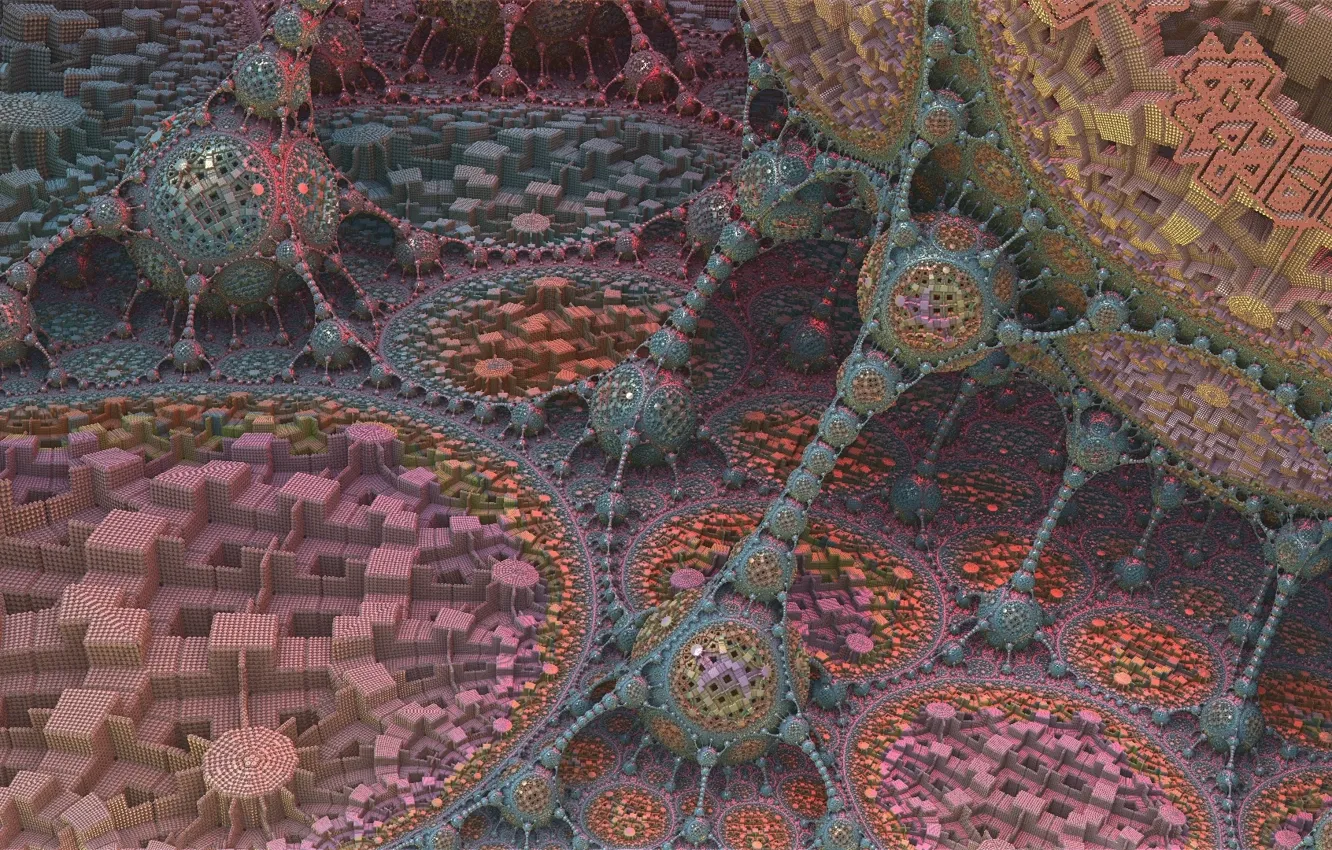 Фото обои абстракция, фон, текстура, форма, Fractal