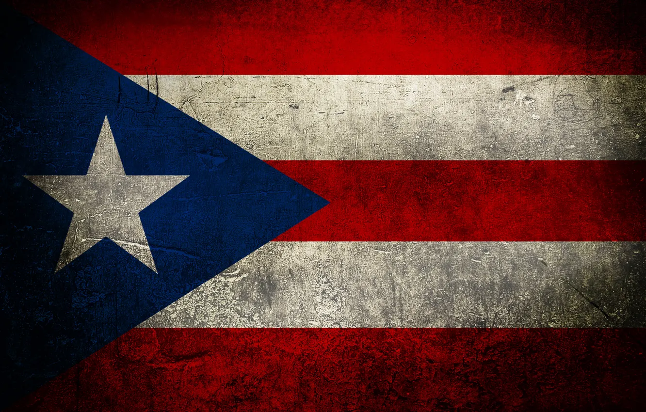 Фото обои цвета, флаг, пуэрто рико