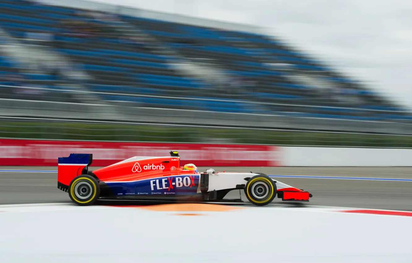 Фото обои Профиль, Formula 1, Marussia, Team, Manor, Roberto Merhi