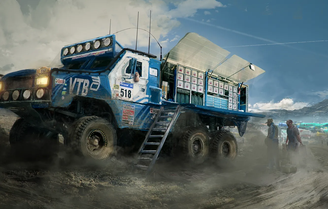 Фото обои арт, Nick Foreman, RG-33 Trophy Truck