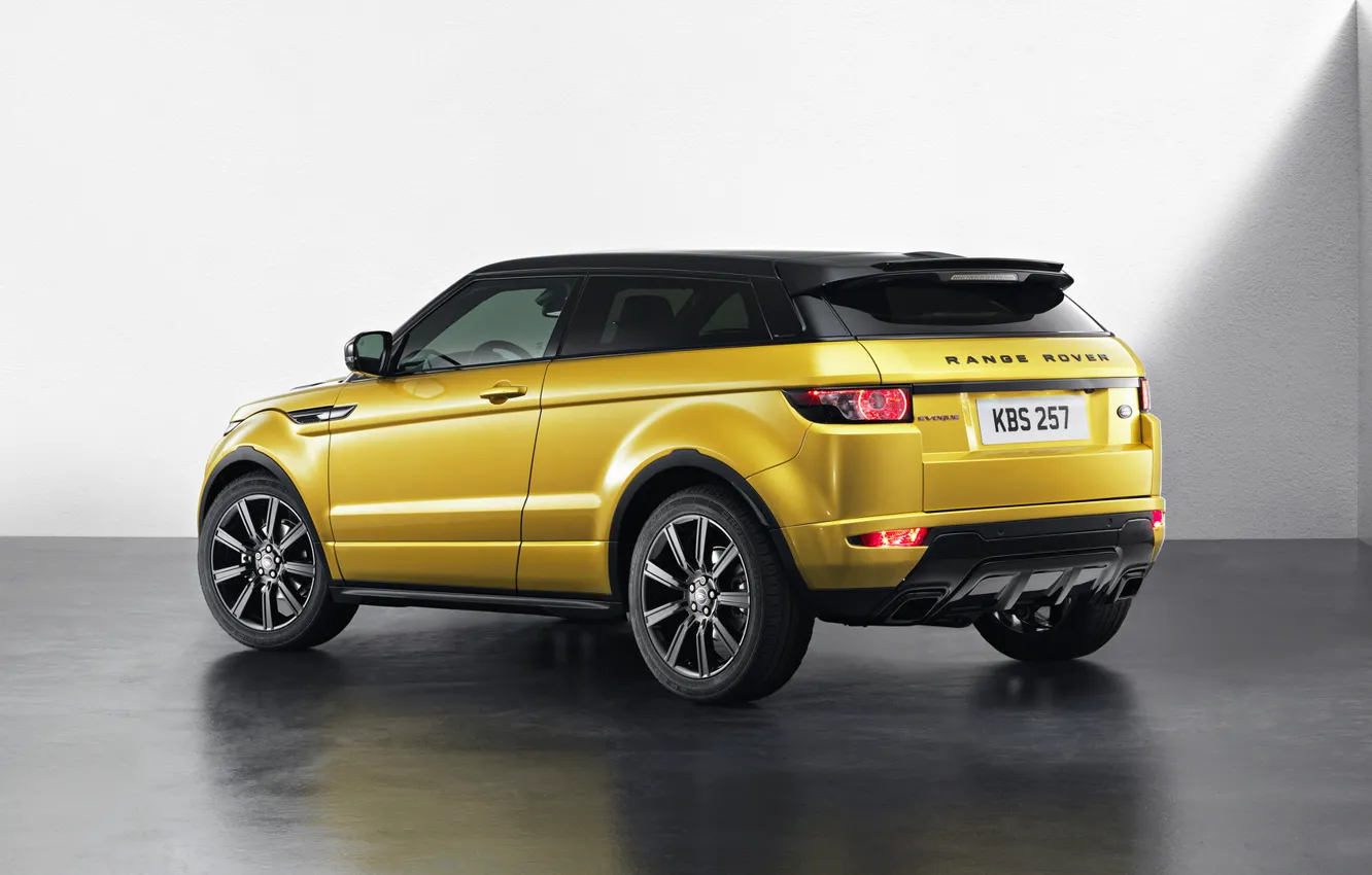 Фото обои Range Rover, Yellow, Evoque
