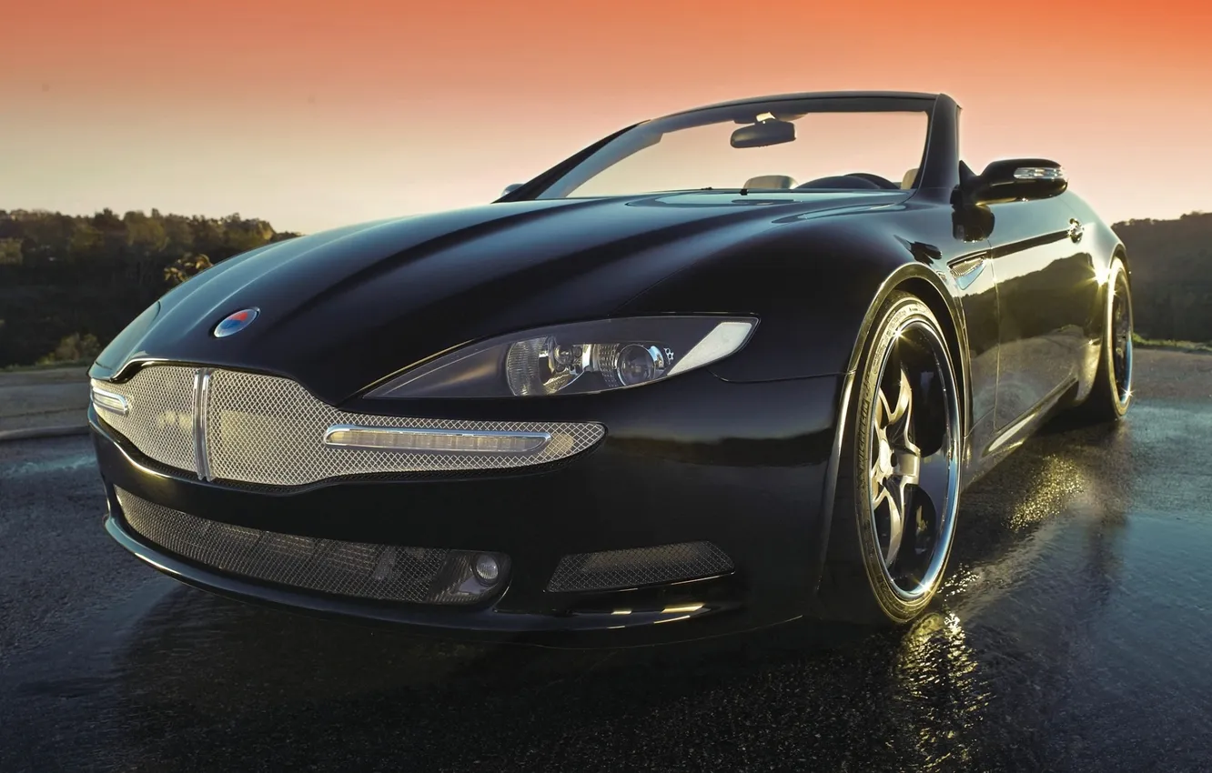 Фото обои передок, фискер, Fisker, Tramonto