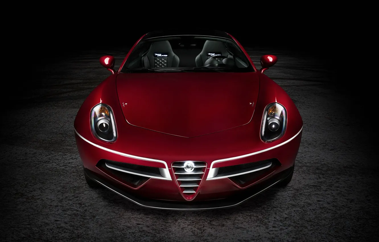 Фото обои Alfa Romeo, front, Disco Volante, Alfa Romeo Disco Volante