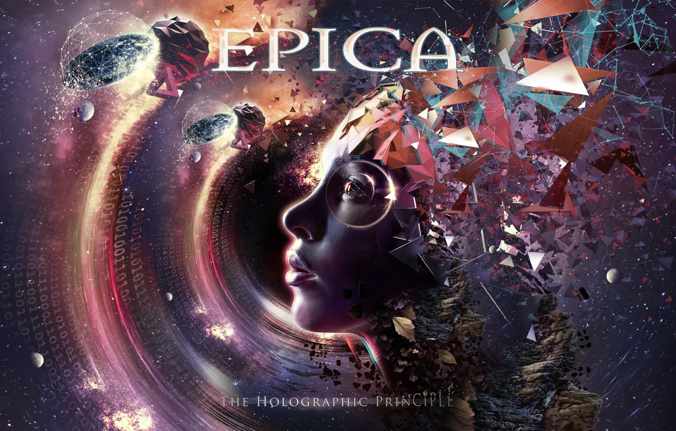 Фото обои metal, gothic, sympho, Epica, The Holographic Principle