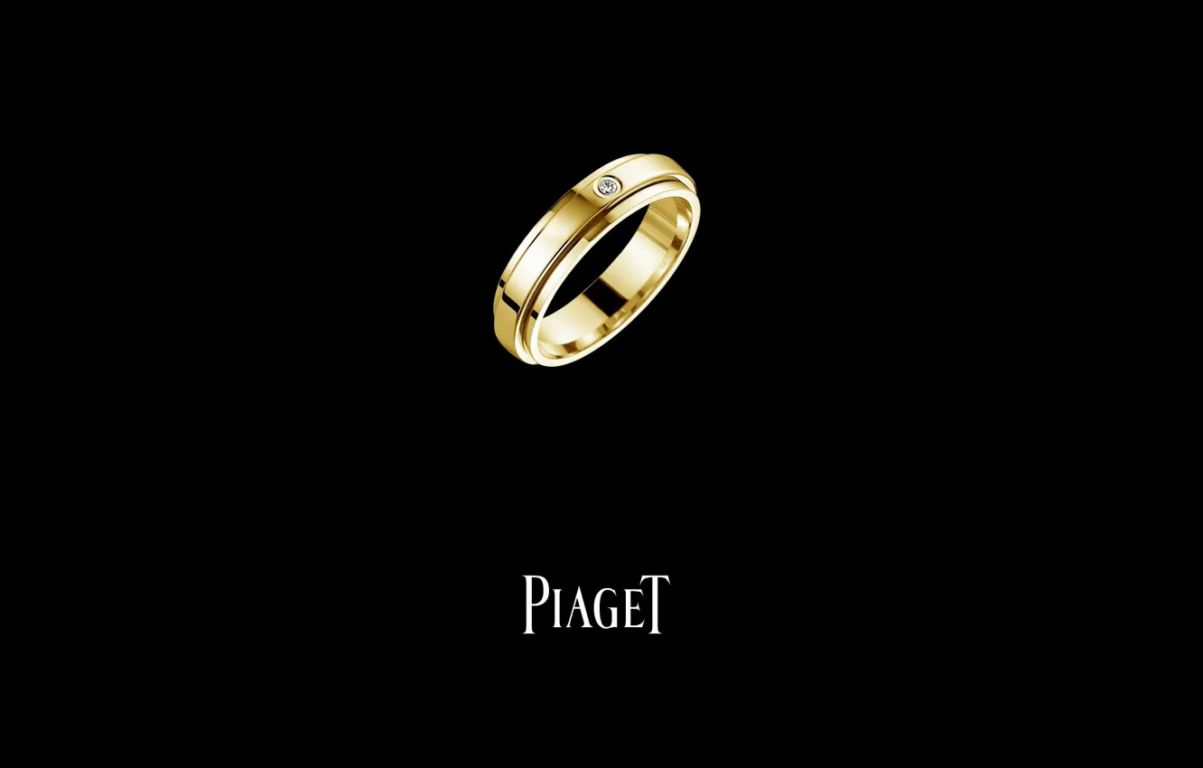 Фото обои золото, кольцо, украшение, diamond, PIAGET