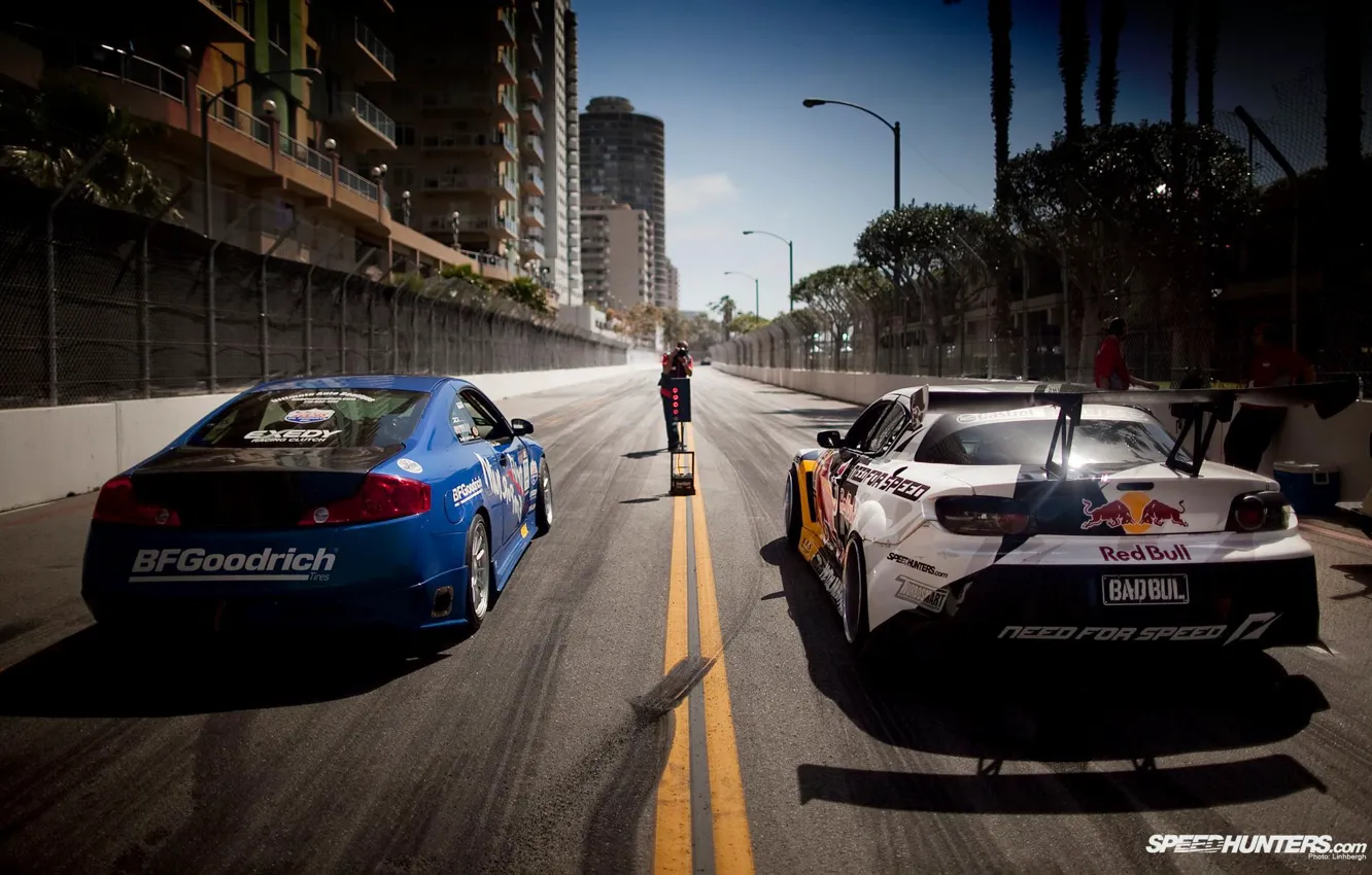 Фото обои drift, mazda, Long Beach, infinity