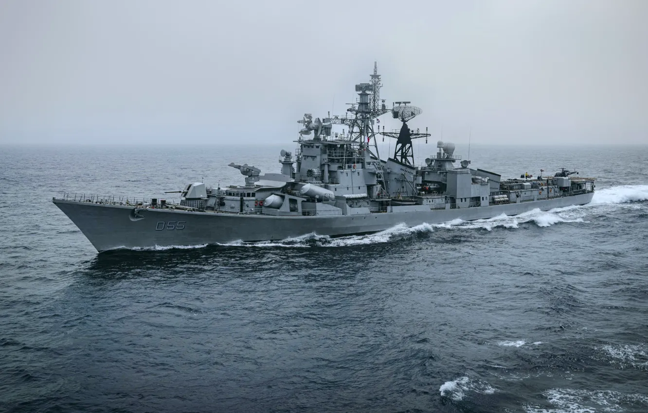 Фото обои Индия, эскадренный, миноносец, Ранвиджай