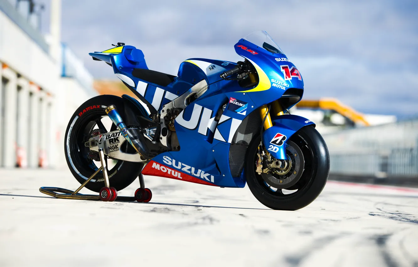 Фото обои Prototype, Suzuki, MotoGP, 2014, GSX-RR