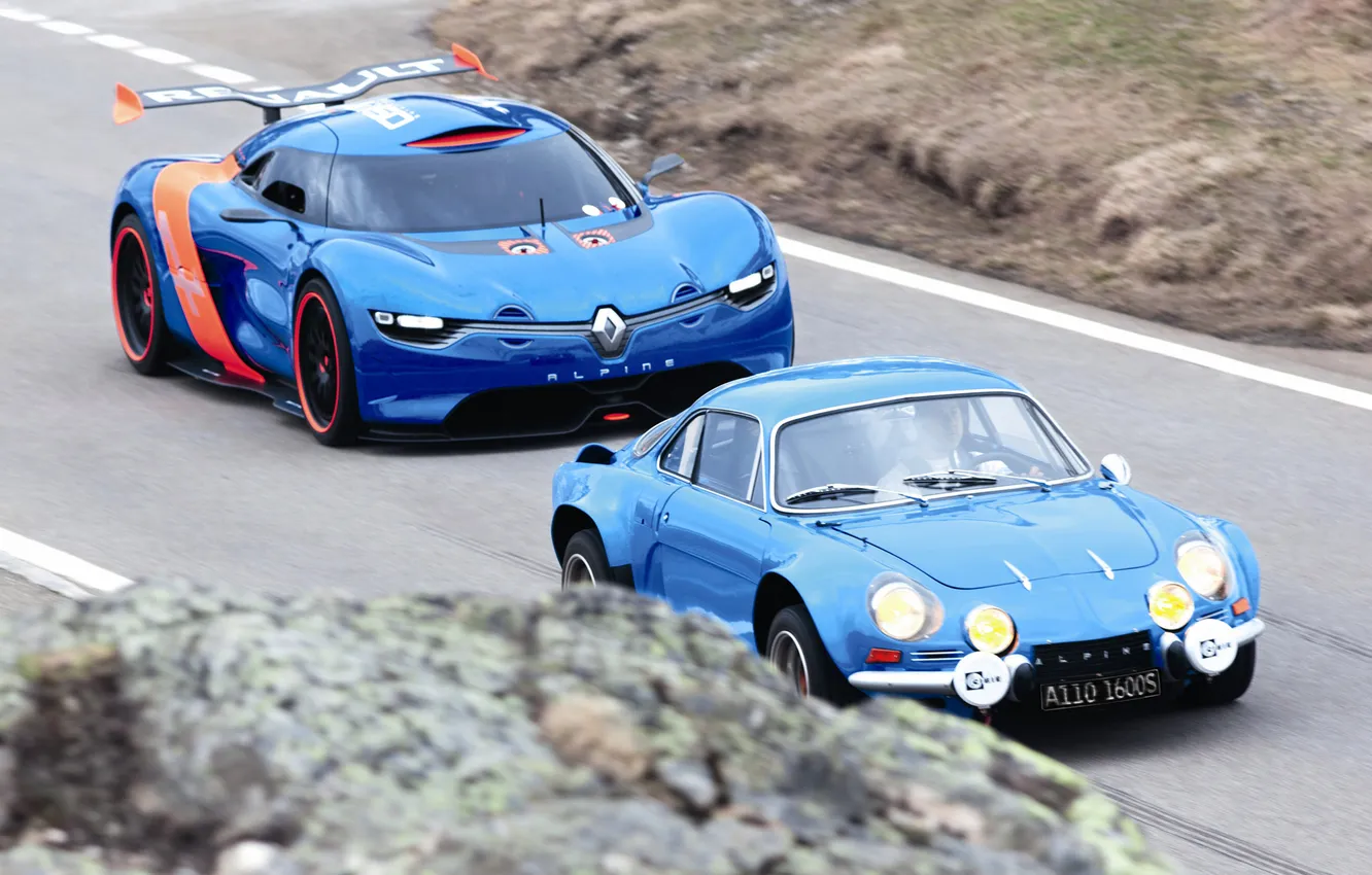 Фото обои Concept, Renault, 2012, автомобили, рено, Alpine, A110-50, 1961