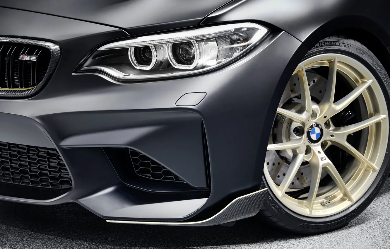 Фото обои BMW, 2018, передняя часть, F87, M2, M2 M Performance Parts Concept
