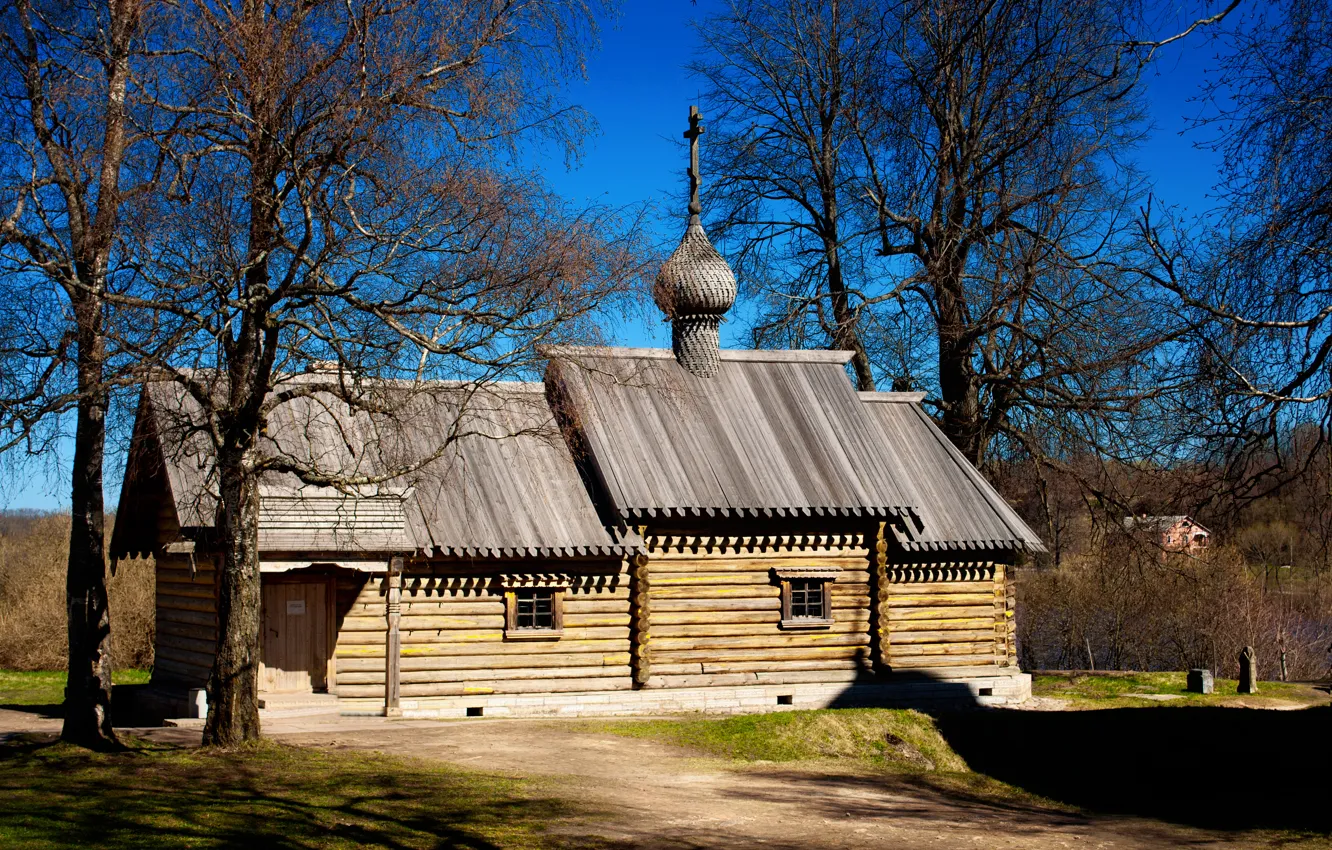 Фото обои Часовня, храм, монастырь, зодчество