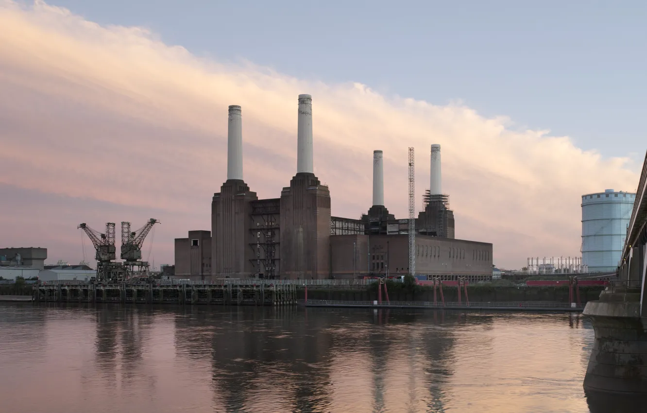 Фото обои Battersea Power Station, Электростанция «Баттерси», Индустрия