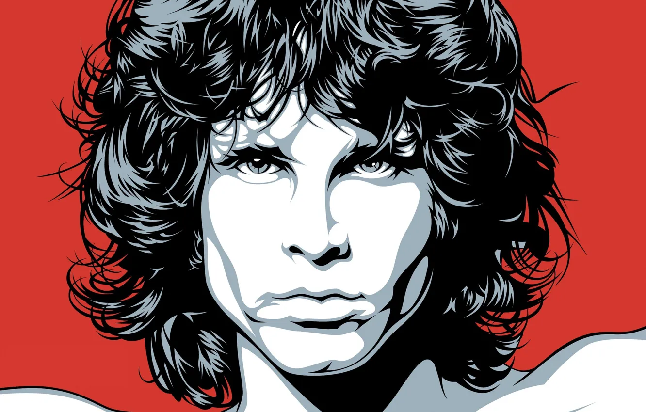 Фото обои art, The Doors, Jim Morrison