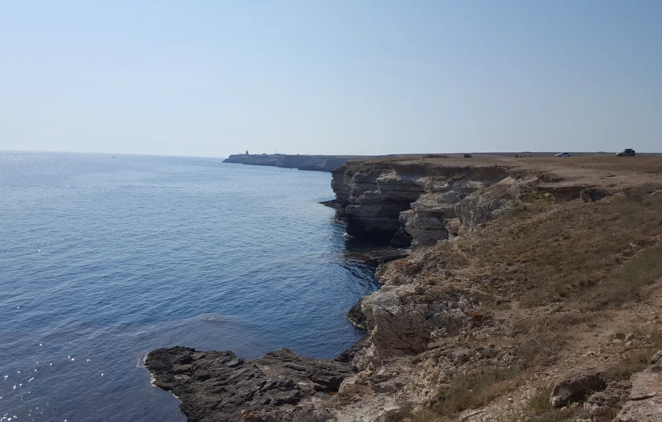 Фото обои море, природа, скала, крым