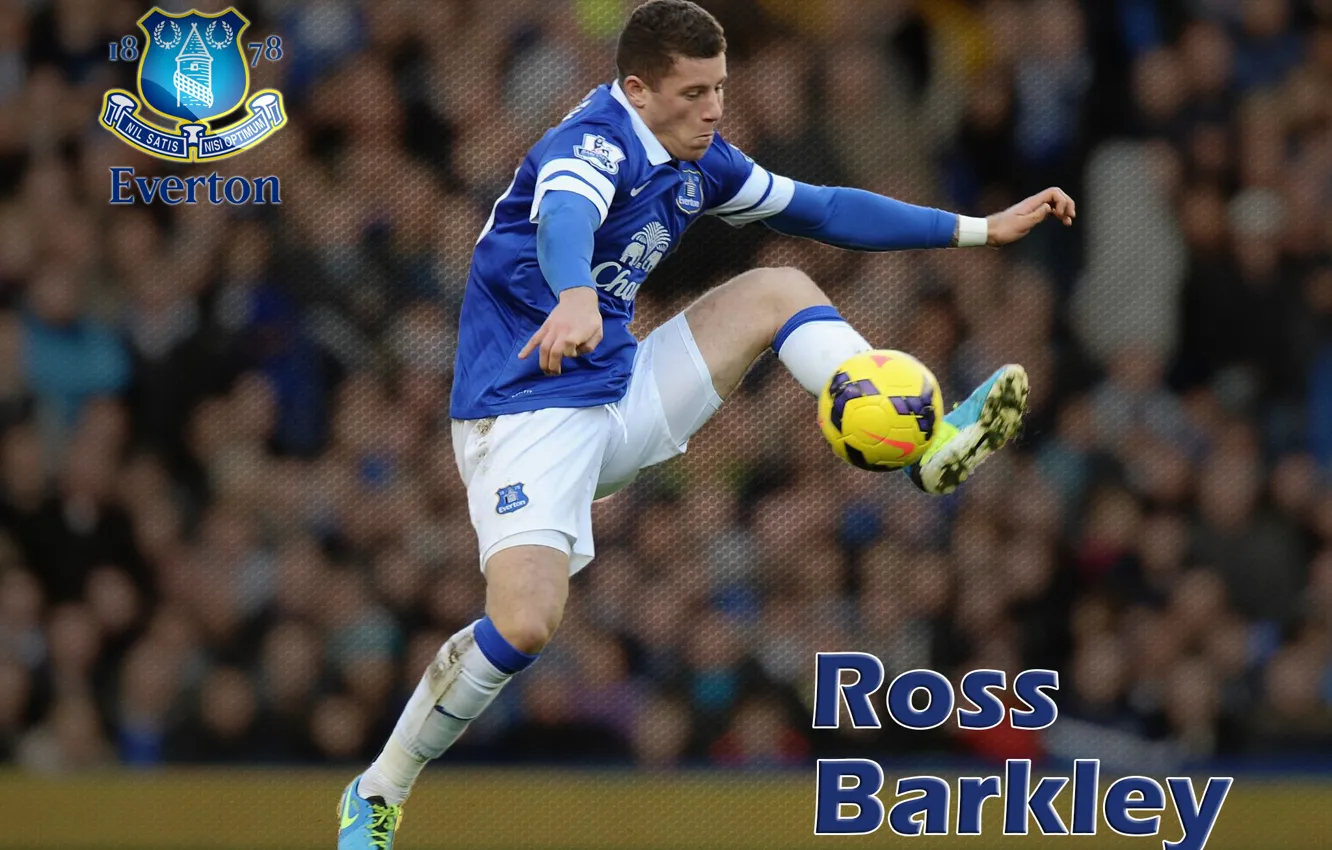 Фото обои wallpaper, sport, football, player, Everton FC, Ross Barkley