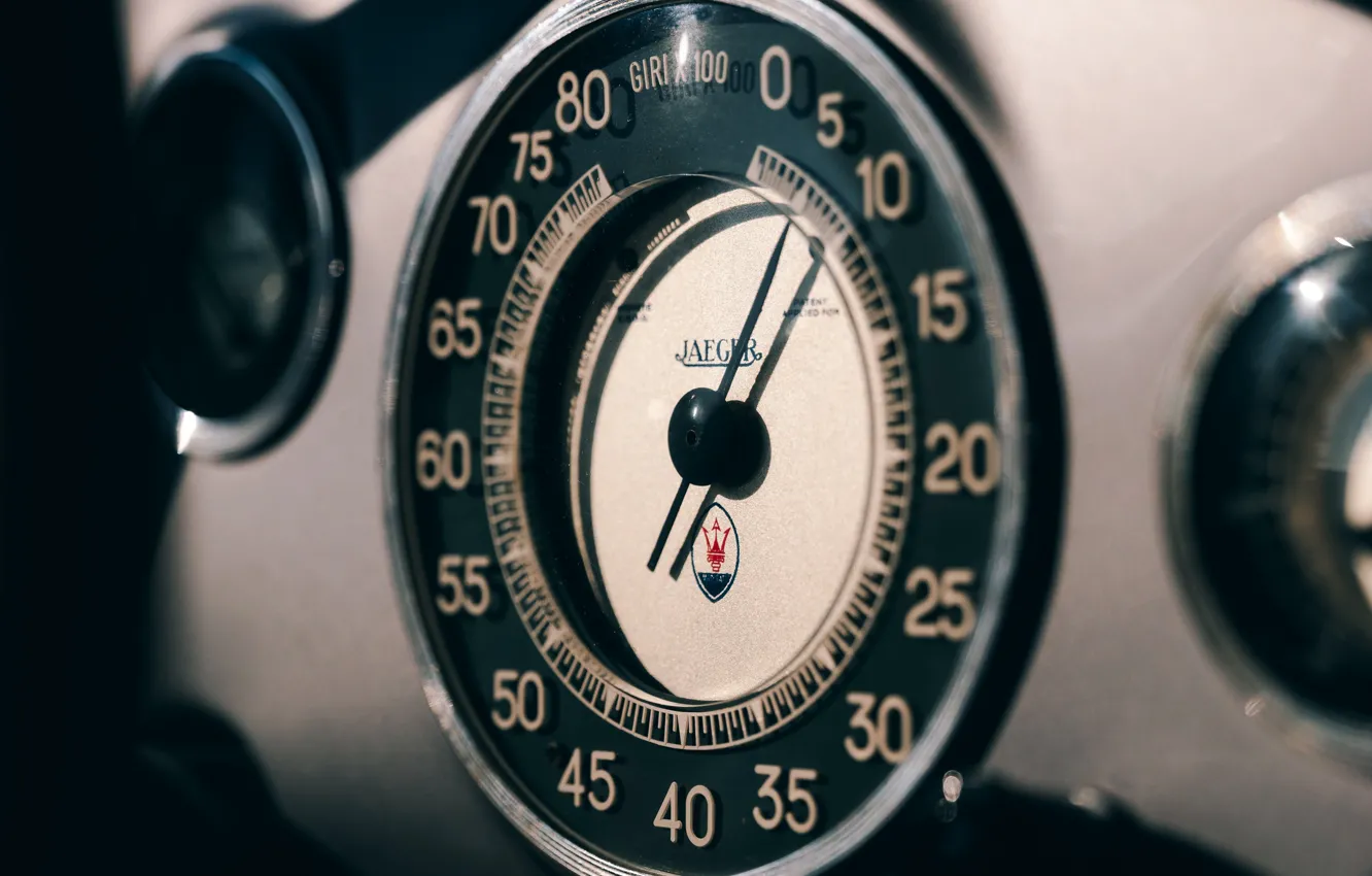 Фото обои Maserati, 1949, dashboard, Maserati A6 1500 GT