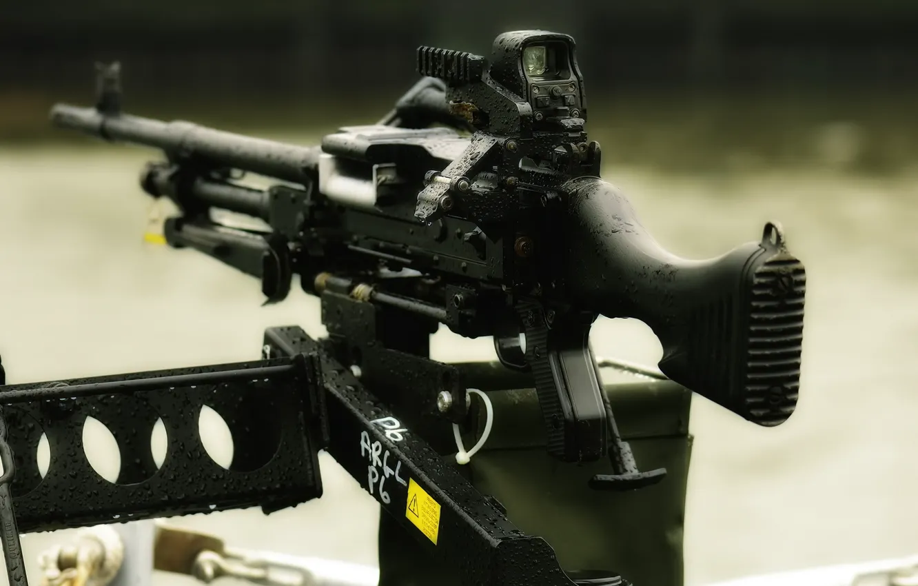 Фото обои оружие, пулемёт, M240