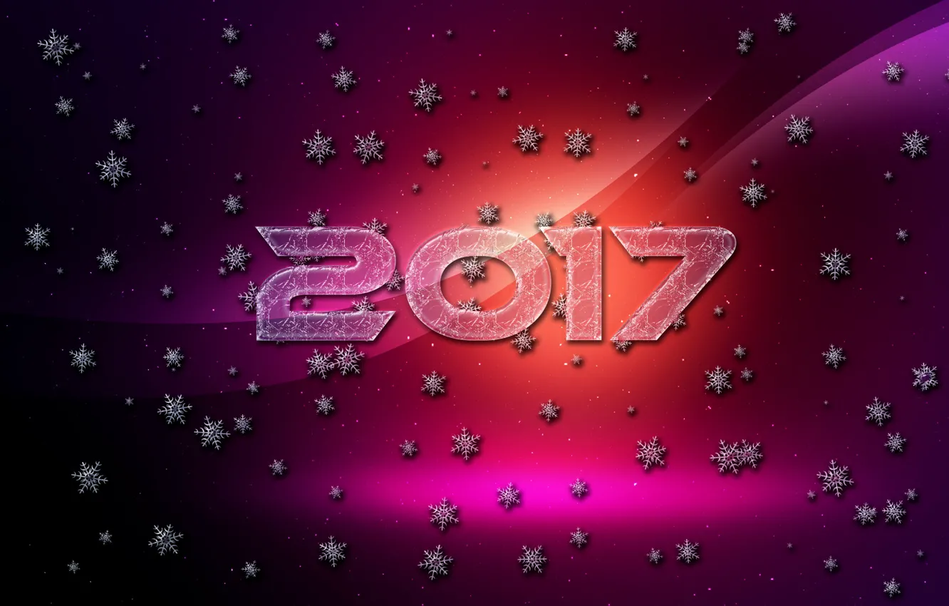 Фото обои новый год, New Year, Happy, 2017