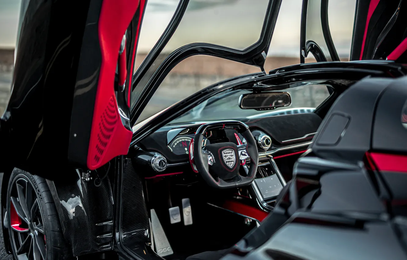 Фото обои SSC, Shelby Super Cars, Tuatara, car interior, SSC Tuatara