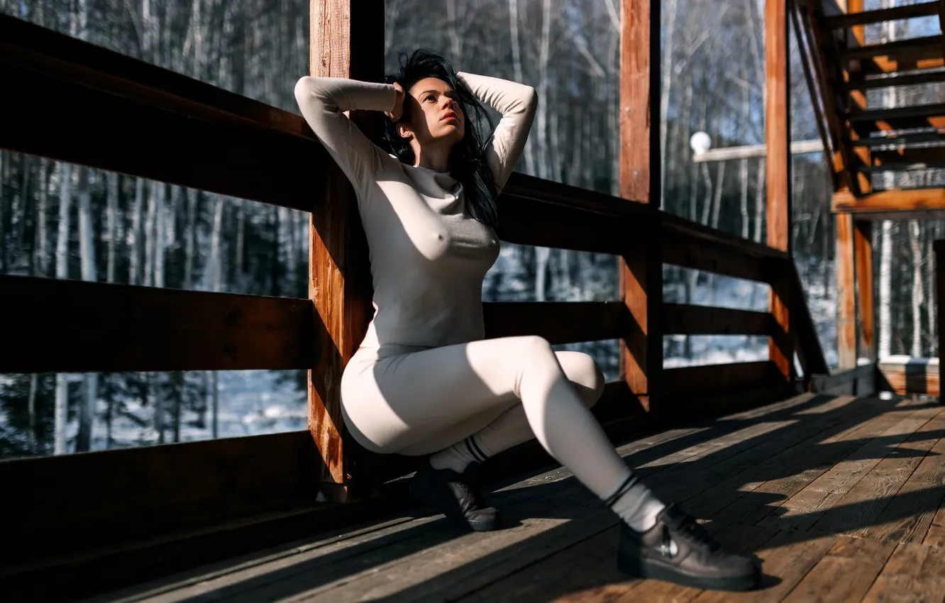 Фото обои white, hot, model, busty, Vadim Podoprigora