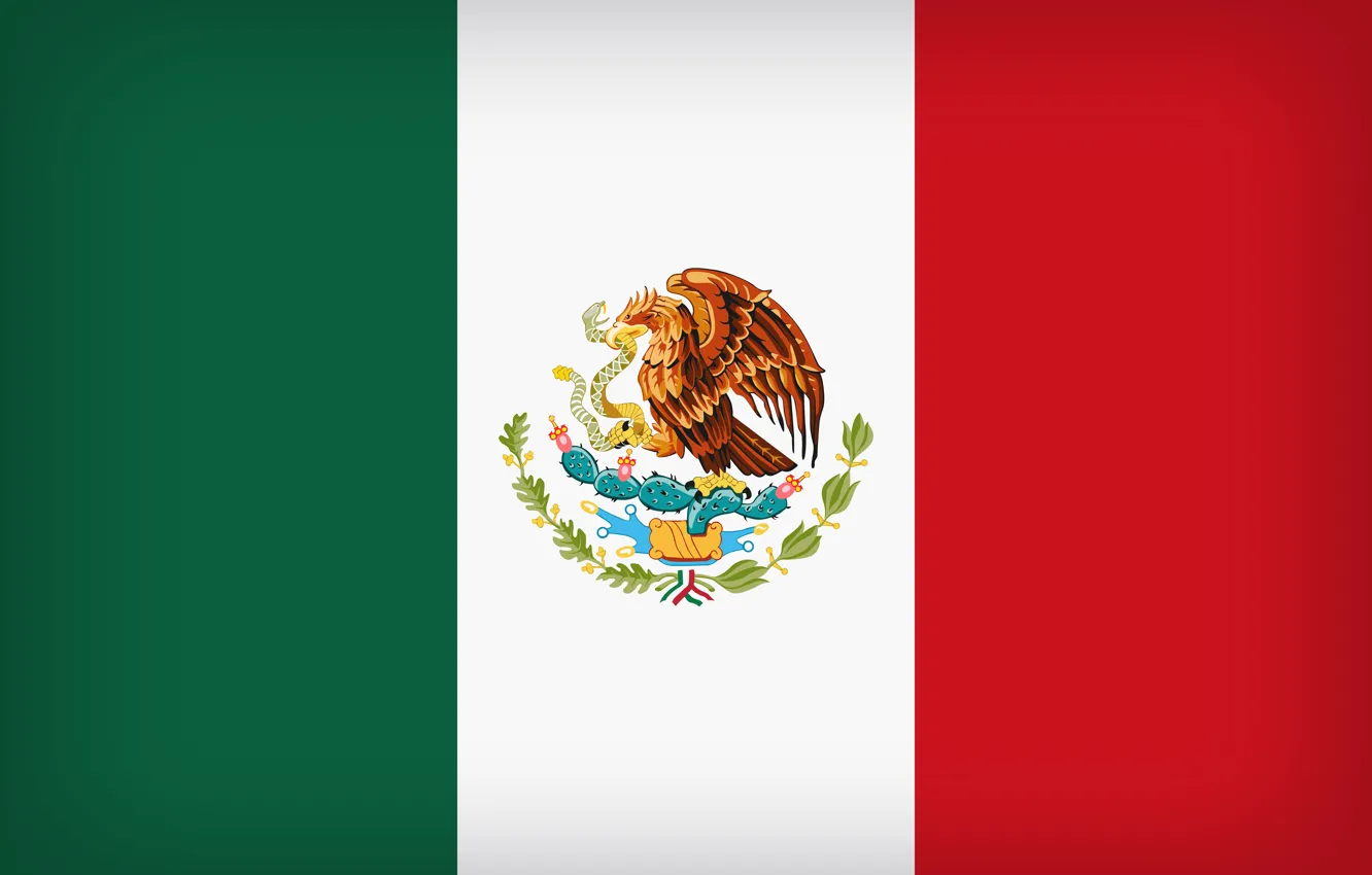 Фото обои Mexico, Flag, Mexican, Mexican Flag, Flag Of Mexico