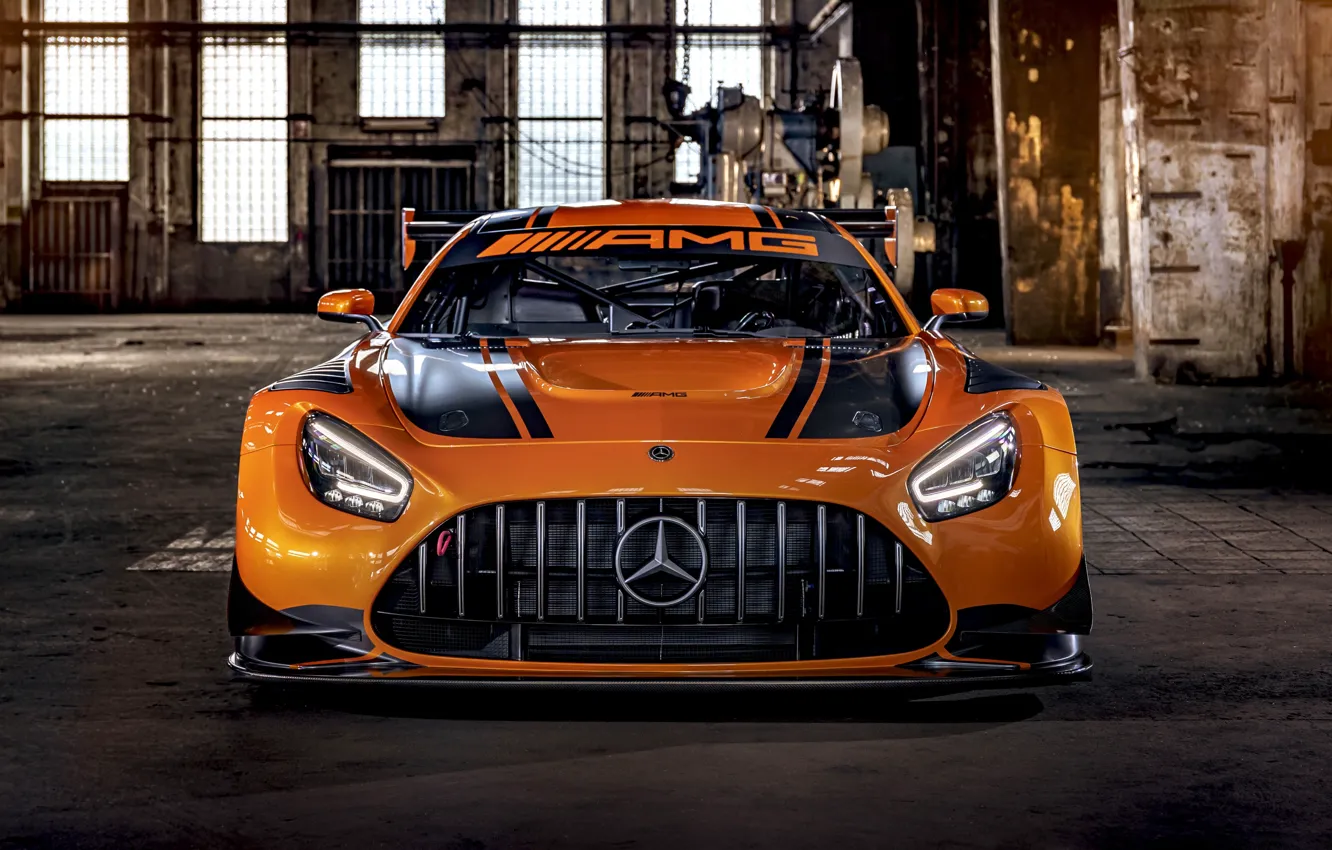 Фото обои Mercedes, AMG, GT3, Sports Car, 2019