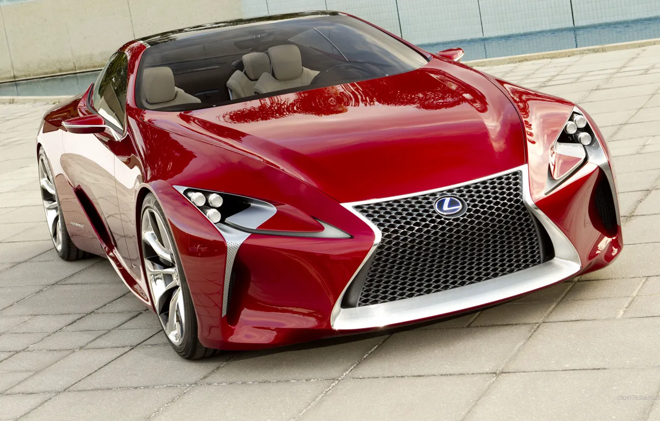 Фото обои concept, концепт, lexus, лексус, передок, lf-lc, лф-лц