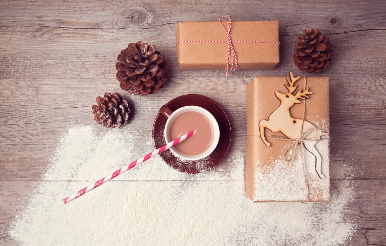 Фото обои украшения, Новый Год, Рождество, Christmas, wood, gift, decoration, Merry