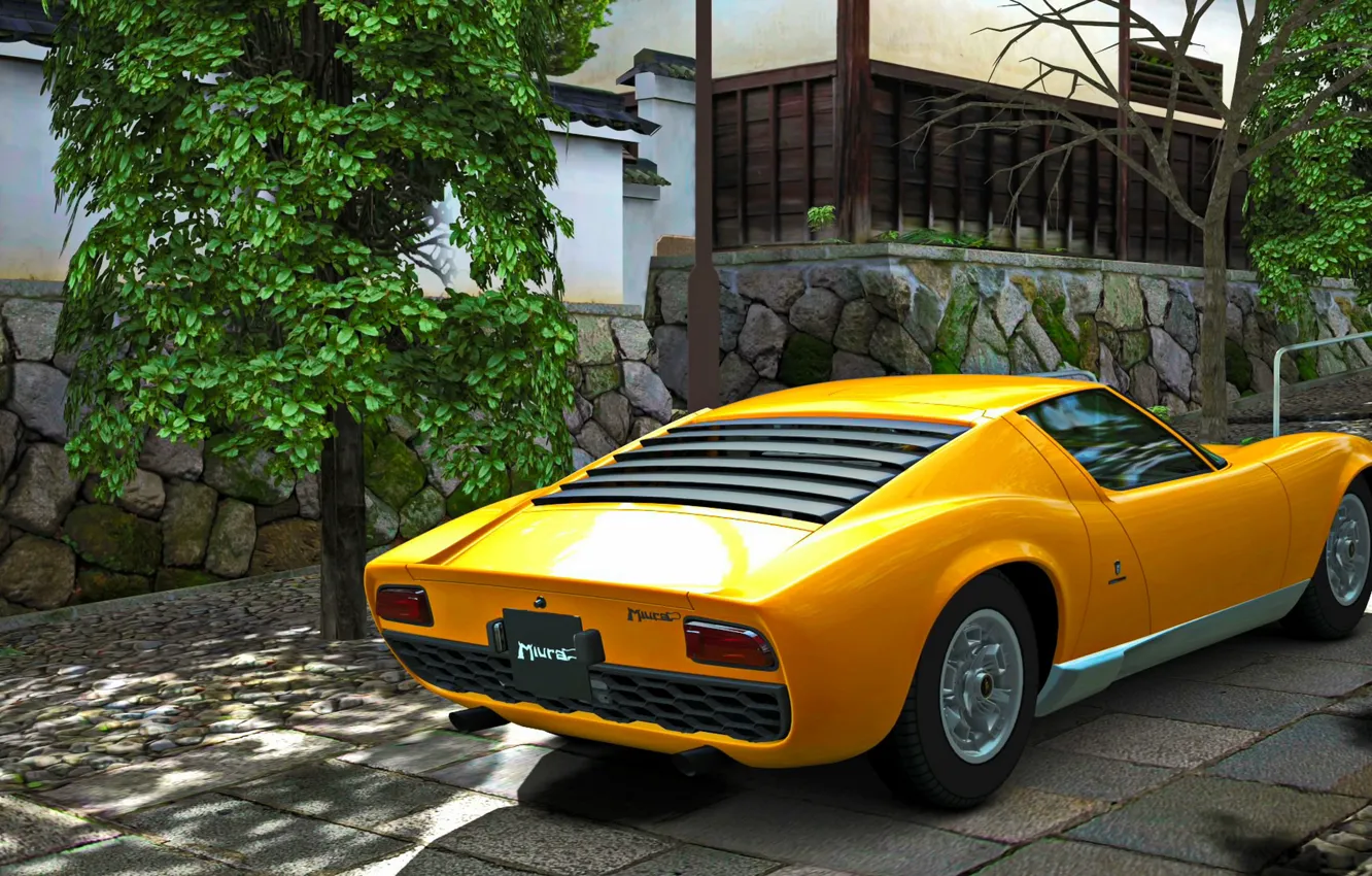 Фото обои Lamborghini, Gran Turismo 5, Miura