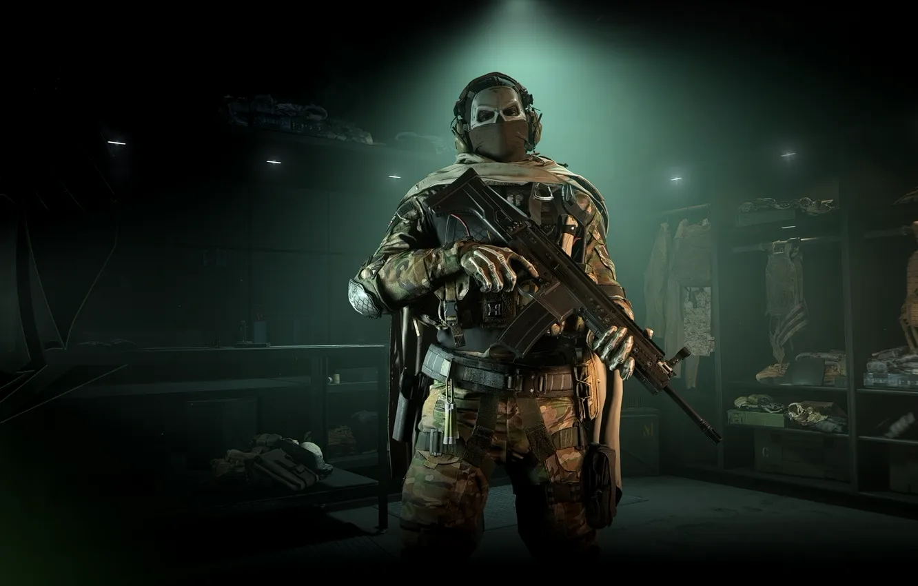 Фото обои wallpaper, Warrior, Modern Warfare, Soldier, Call of duty, Fighter