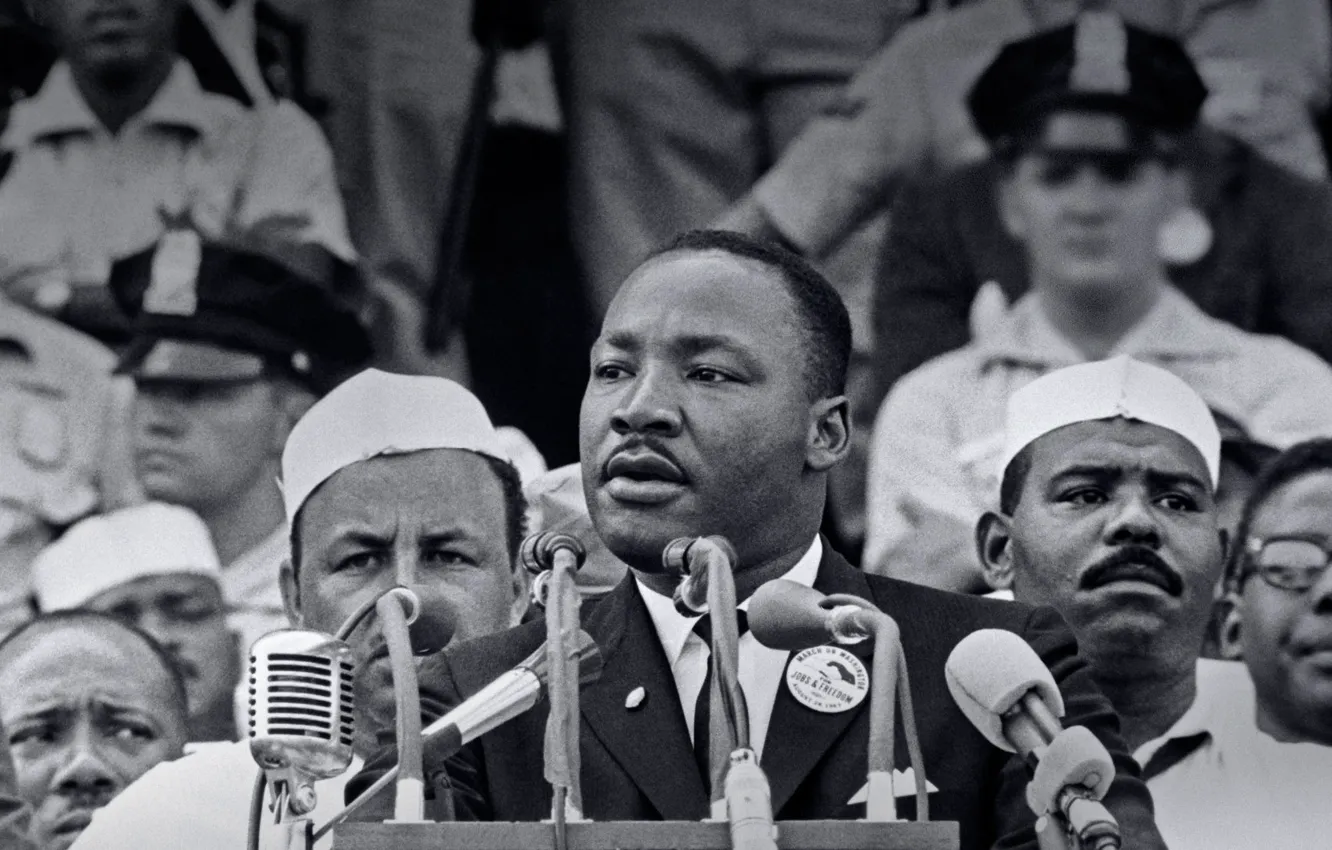 Фото обои Вашингтон, округ Колумбия, Мартин Лютер Кинг, У меня есть мечта, 28 августа 1963 года, речь