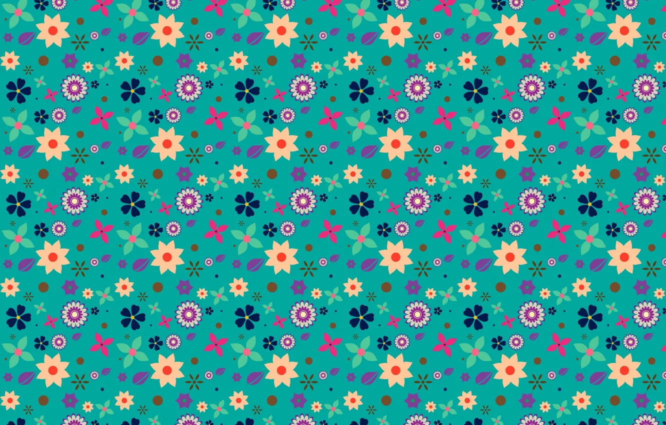 Фото обои фон, текстура, цветочки, pattern, floral