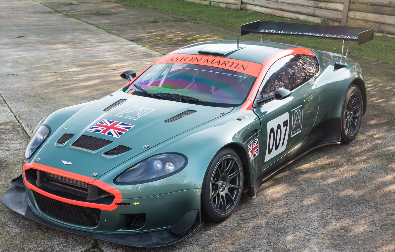 Фото обои Зеленый, GT3, Спортивный, Aston Martin DBRS9