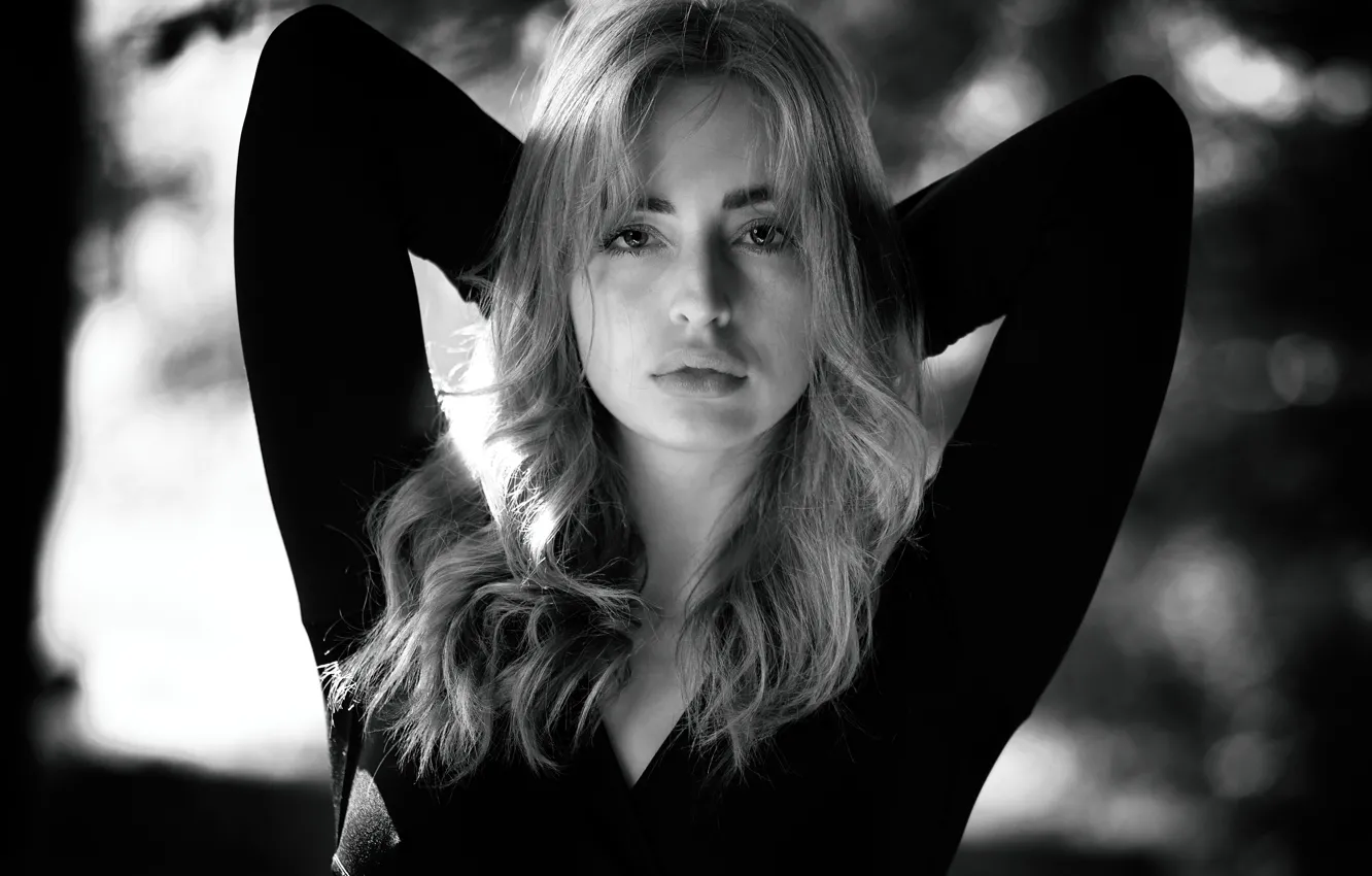 Фото обои black, dress, monochrome