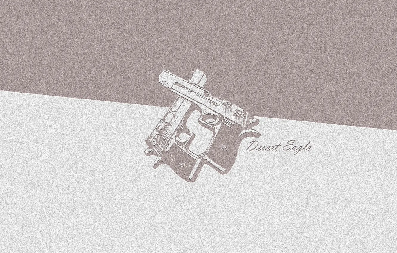 Фото обои надпись, пистолеты, Desert Eagle, два цвета