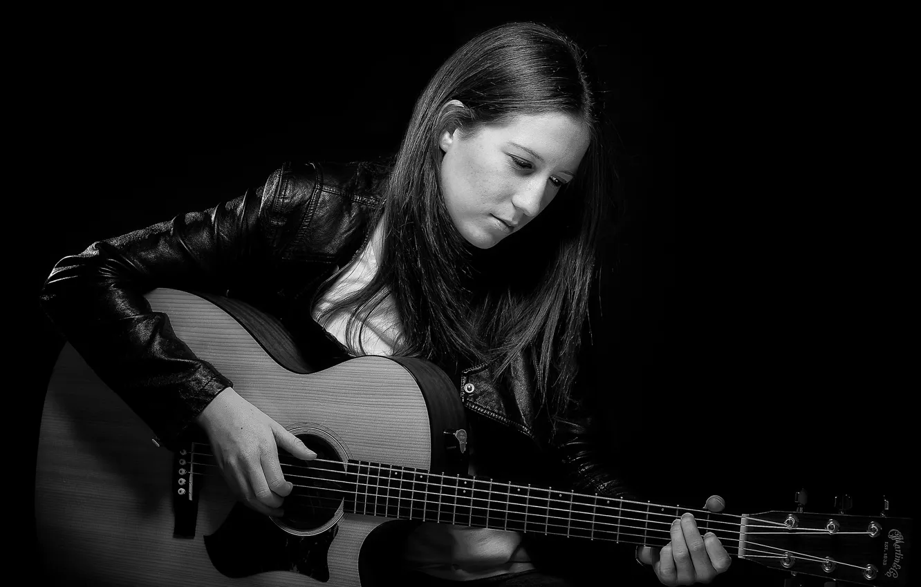 Фото обои музыка, гитара, Jenny Colquitt