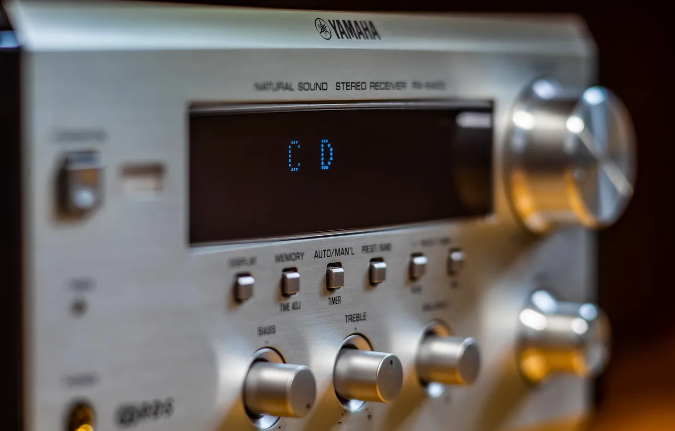 Обои макро, yamaha, ресивер на телефон и рабочий стол, раздел hi-tech ...