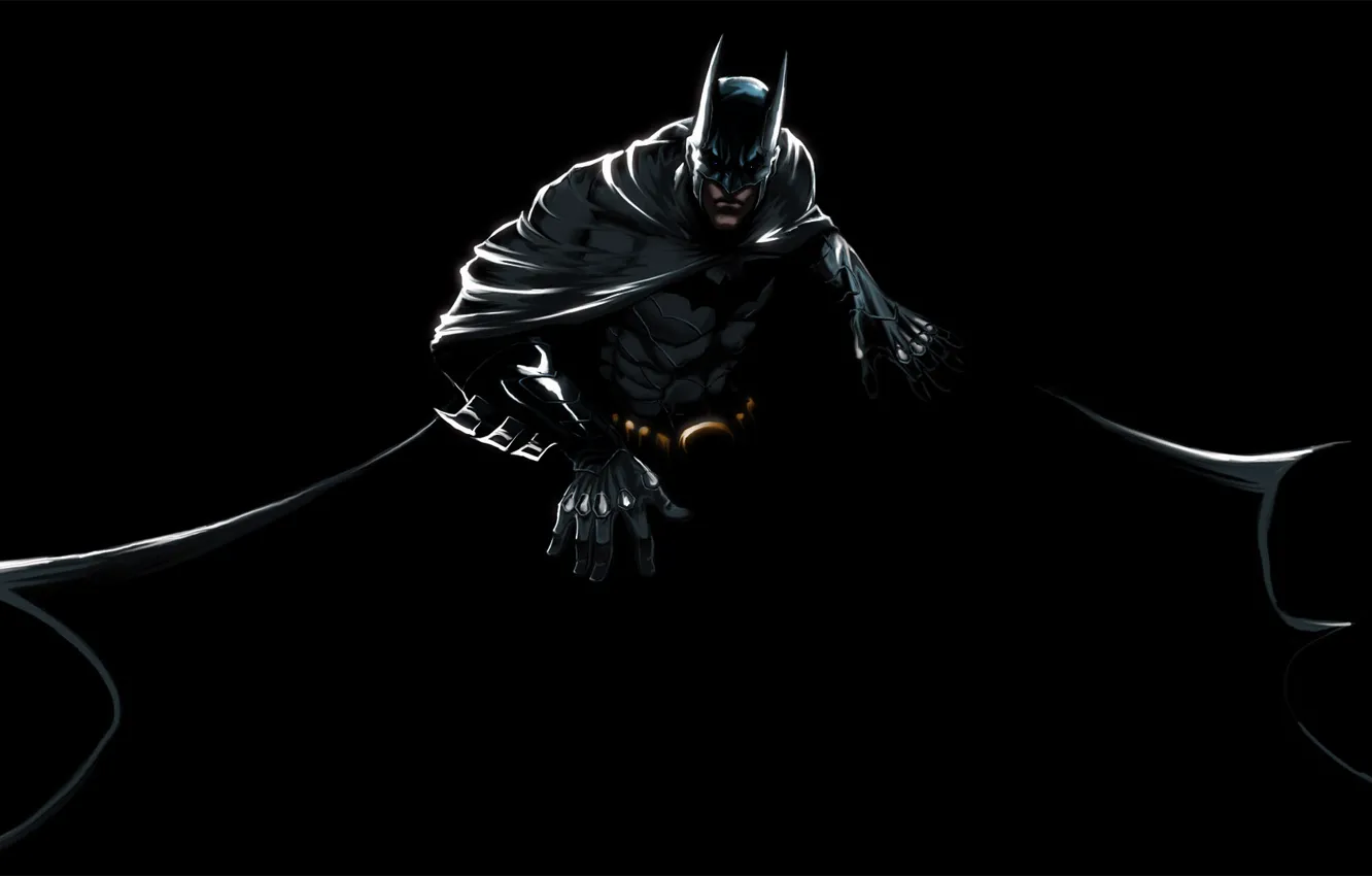 Фото обои dark, black, The Batman III