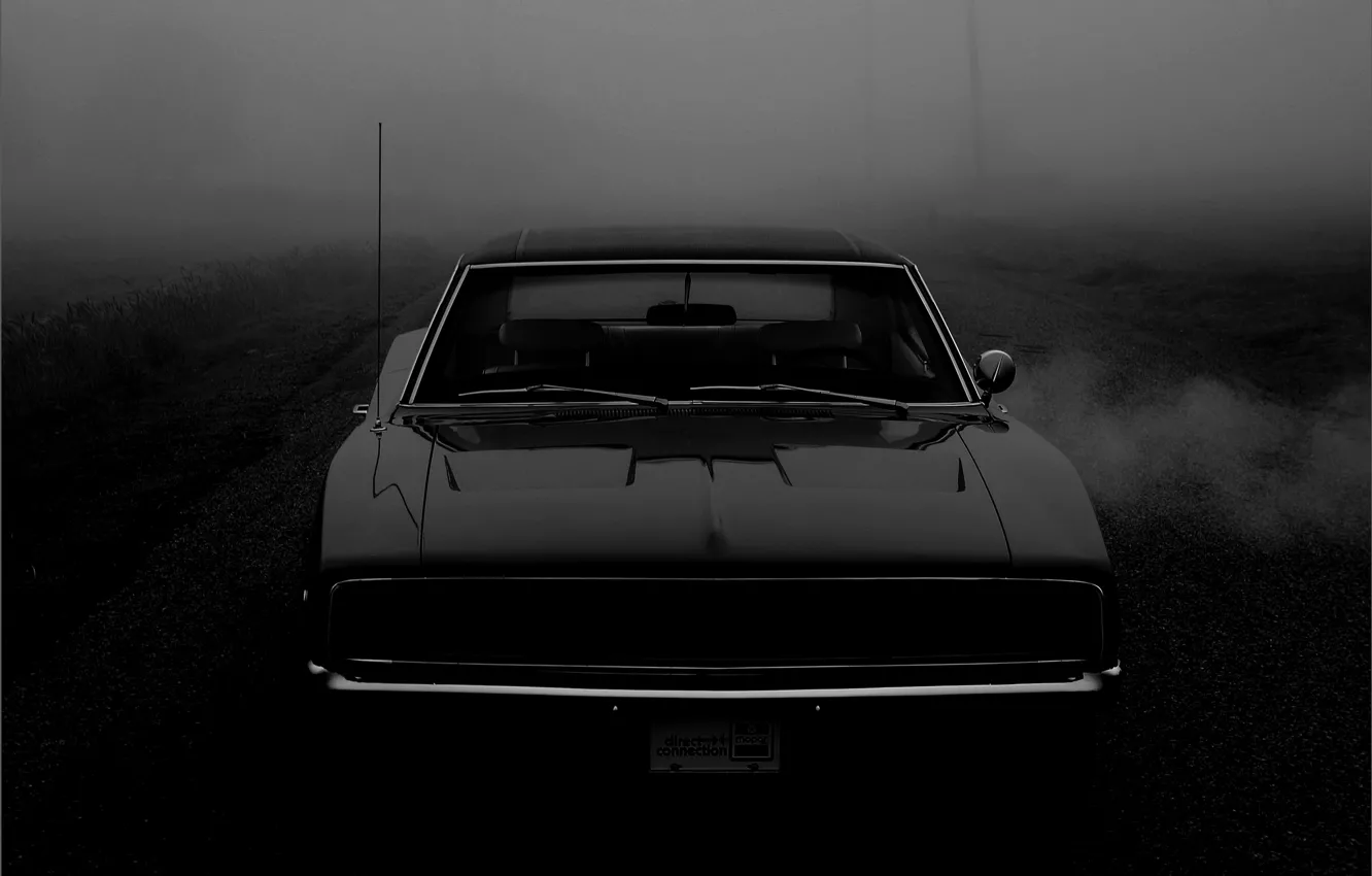 Фото обои Машина, Dodge, Charger, 1968, R/T, Muscle Car