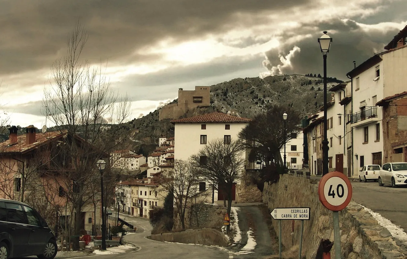 Фото обои SPAIN, ALCALÁ DE LA SELVA, TOWN, ARAGÓN