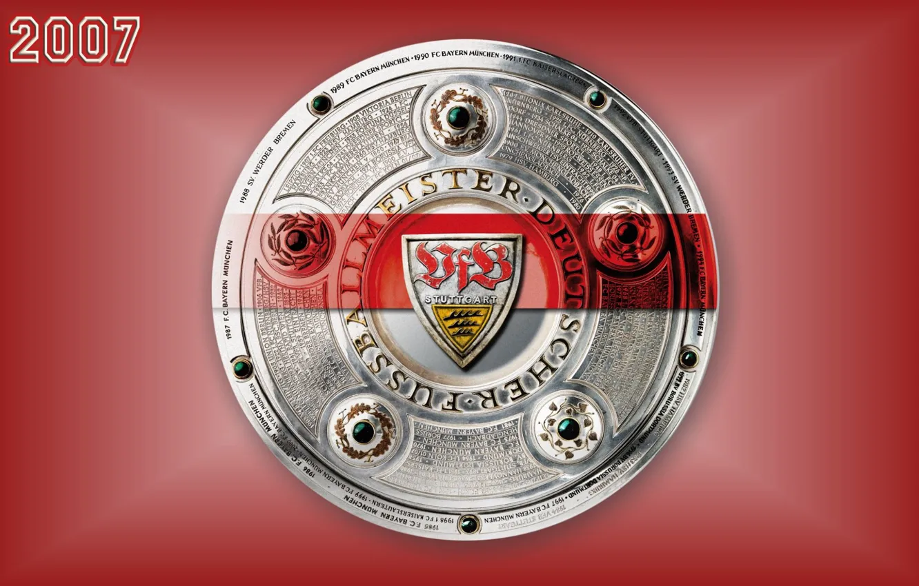 Фото обои wallpaper, sport, logo, football, VfB Stuttgart