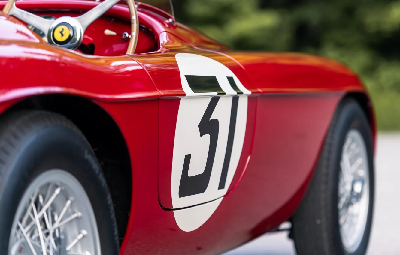 Фото обои Ferrari, close-up, 212, 1951, Ferrari 212 Export Barchetta