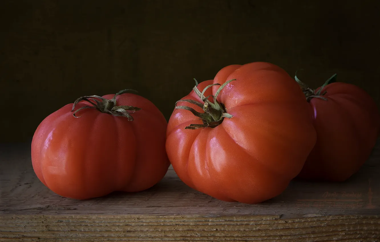 Фото обои макро, красный, помидоры, томаты
