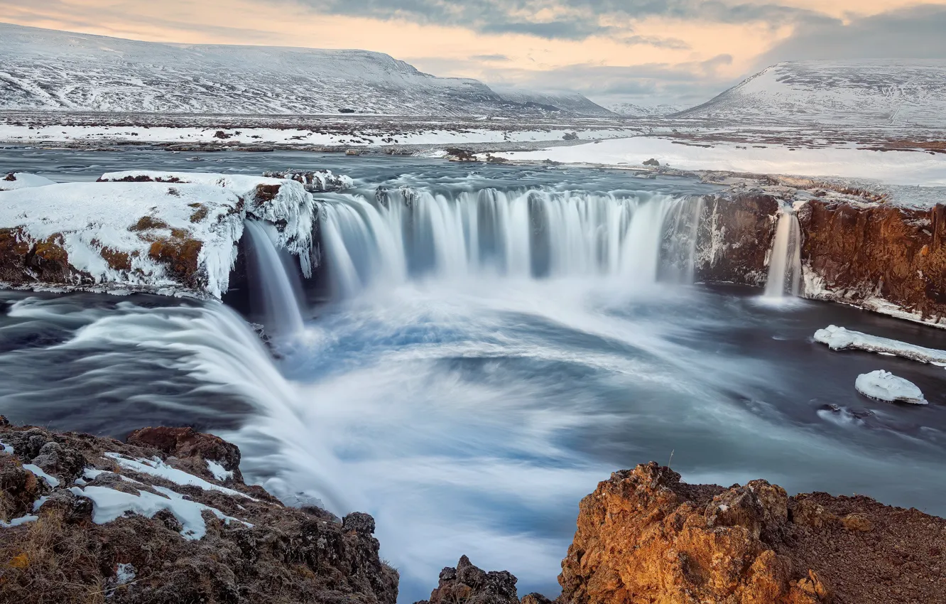Фото обои Iceland, Northeast, Vidhirholl