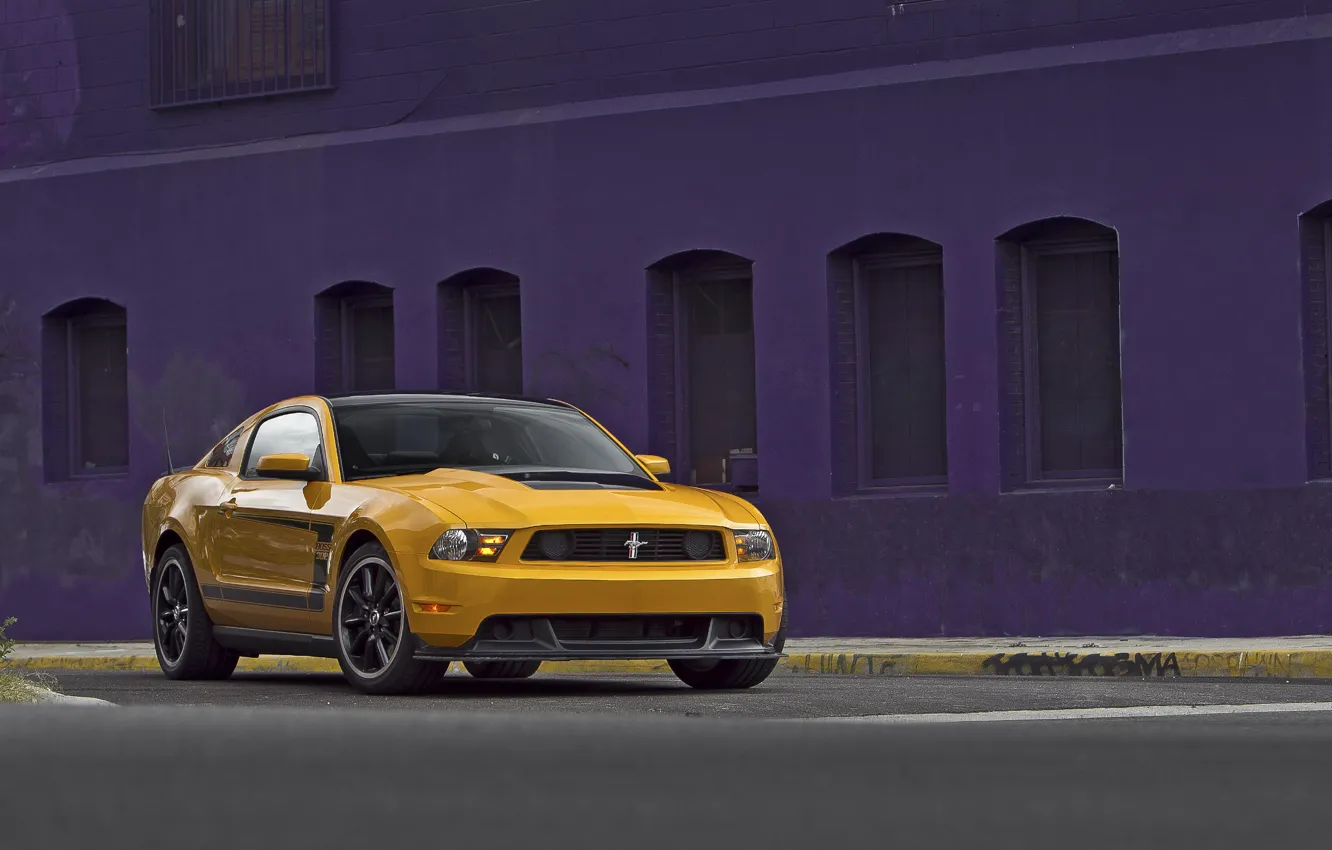 Фото обои Mustang, Ford, Boss 302, 2012