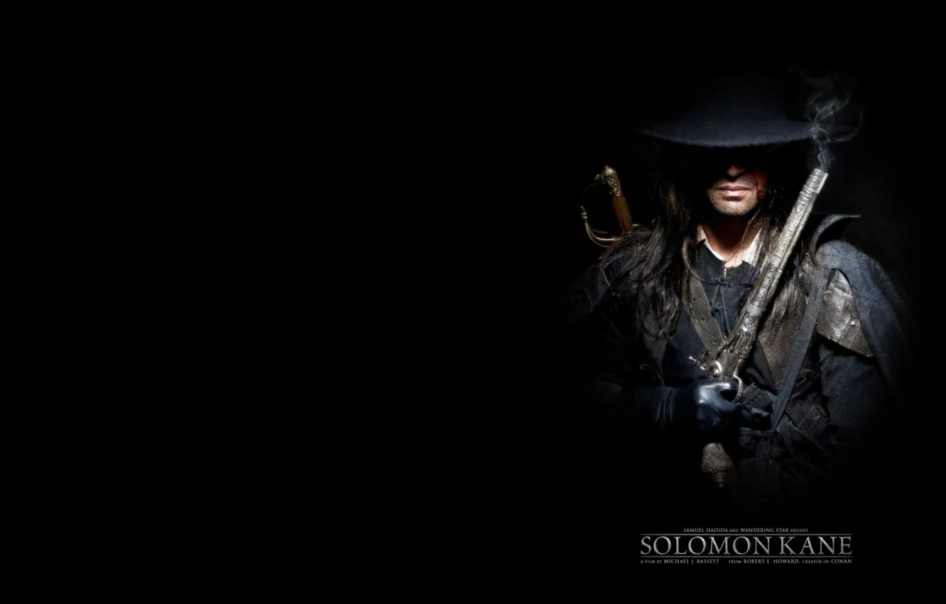 Фото обои sword, gun, soldier, actor, movie, weapons, James Purefoy, Solomon Kane