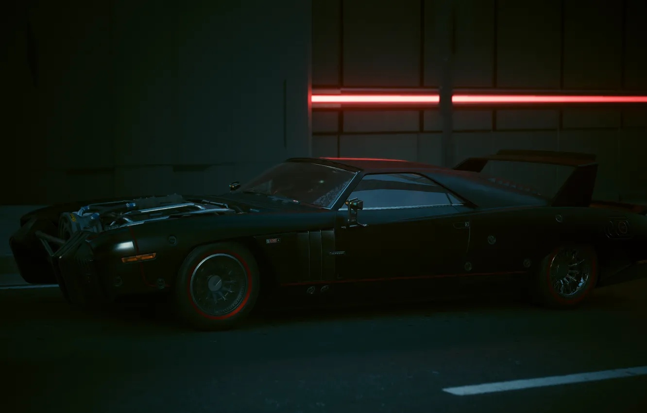 Фото обои светотень, Quadra Sport R-7, Cyberpunk 2077 Phantom Liberty, Sport R-7 Sterling