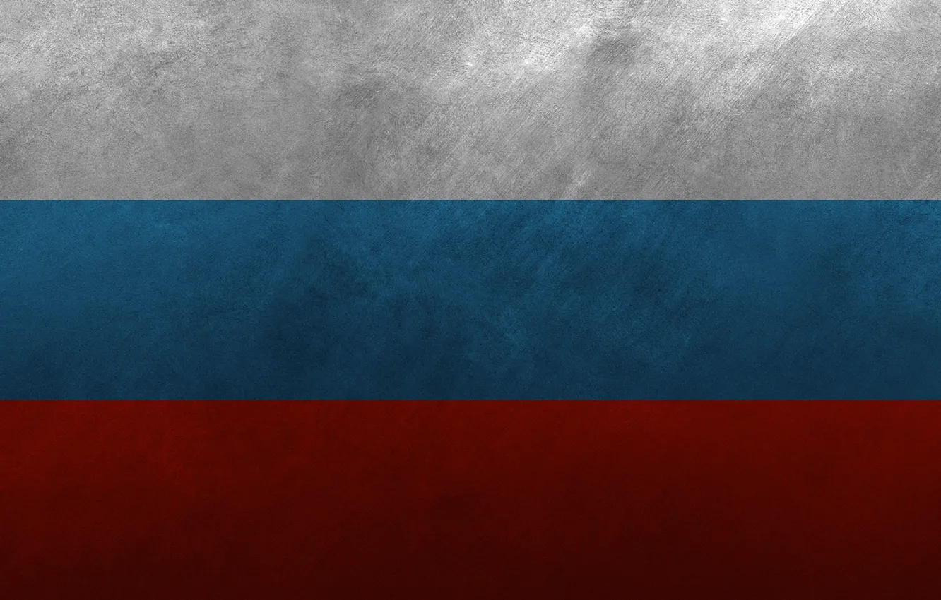 Фото обои металл, флаг, россия, триколор, флаг россии