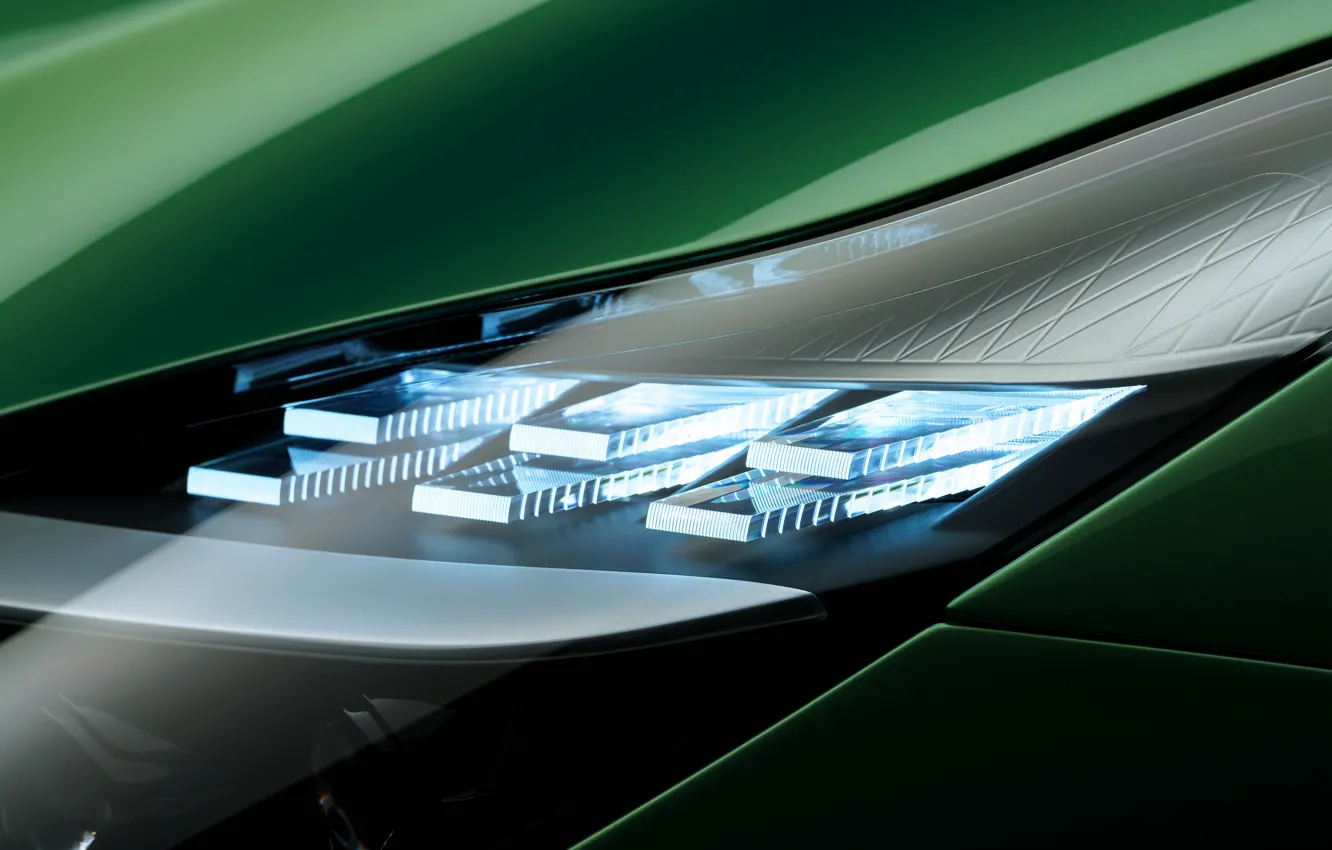 Фото обои авто, Aston Martin, фара, light, beauty, headlight, 2023, произведение искусства